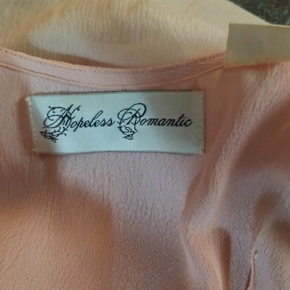 Victorian Trading Company Hopeless Romantic Victorian Pink Chiffon Dress - Picture 9 of 10